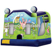 inflatable spongebob moonwalk combo